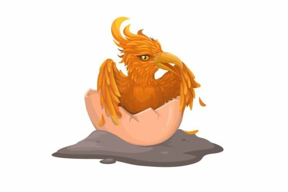 Download Birth of a Phoenix Mythology Creature - Premium Resources