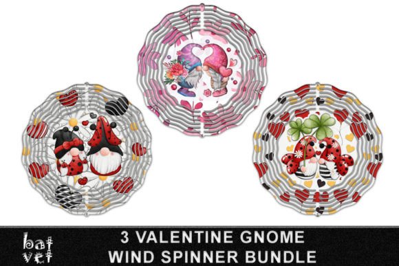 Download Valentine Gnome Wind Spinner Bundle PNG - Premium Resources